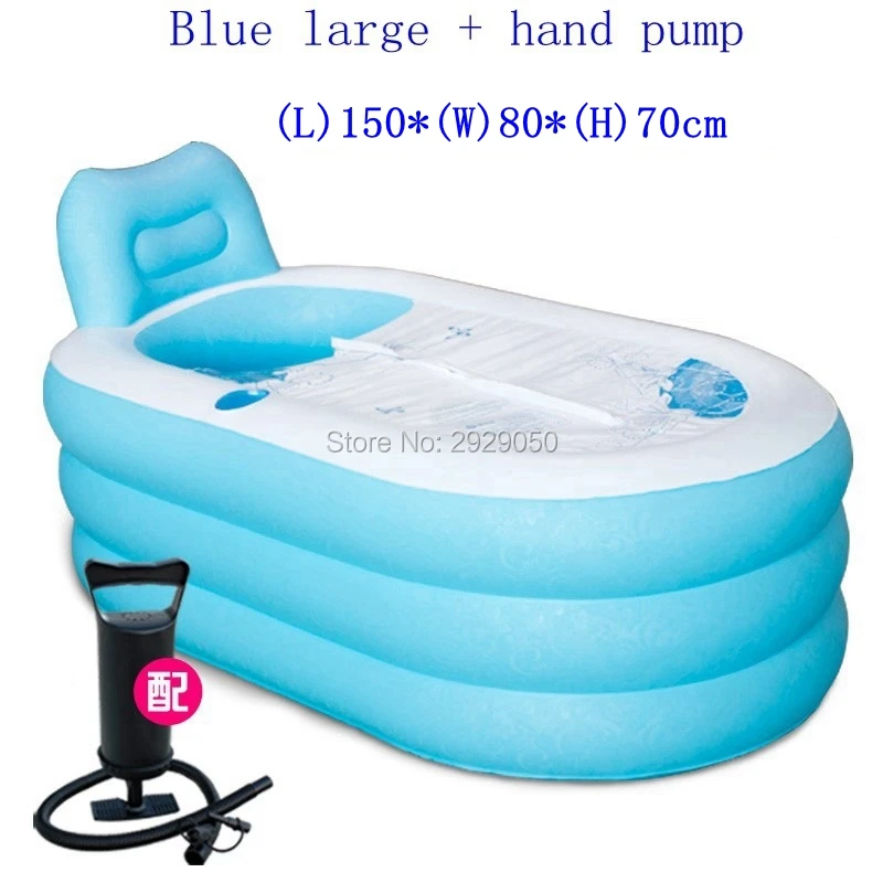 Складная портативная Ванна из ПВХ для спа надувная отдельно стоящая с крышкой