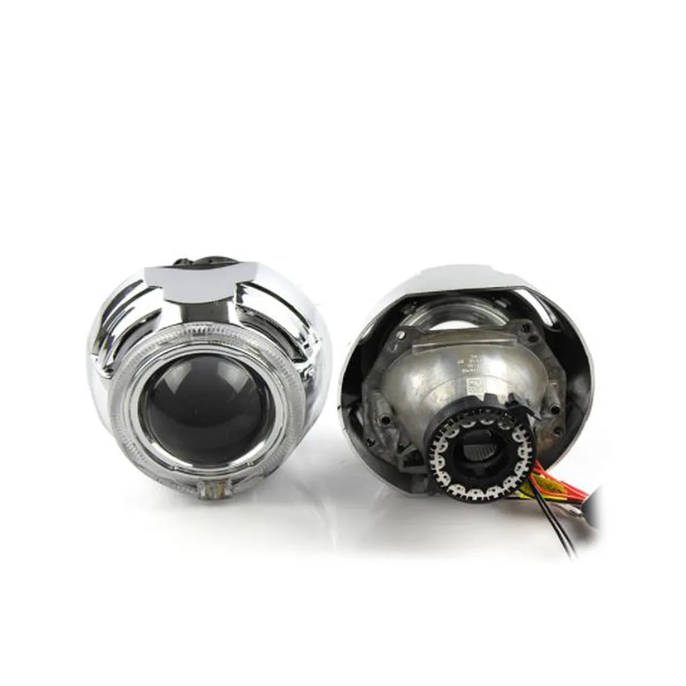3.0 Inches HELLA 5 Hid Bi-xenon Projector Lens White Angel Eyes Shrouds Mask DRL Car Headlight Fit D1S D2S D3S D4S Retrofit | Автомобили и