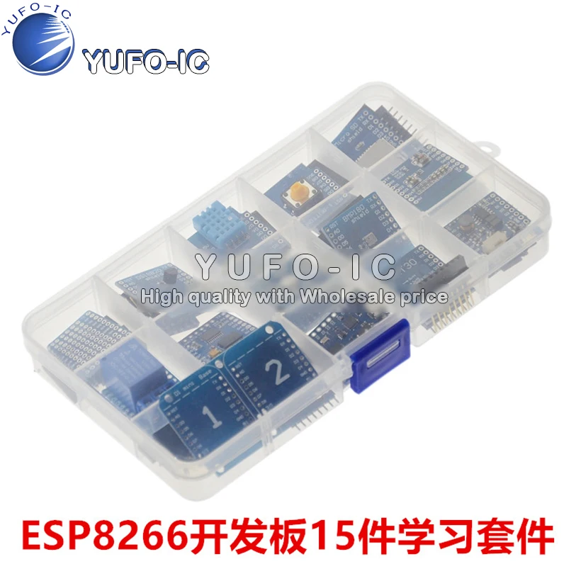 

Макетная плата Mini D1 PRO WiFi ESP8266, 15 обучающих наборов, совместимых с Lua