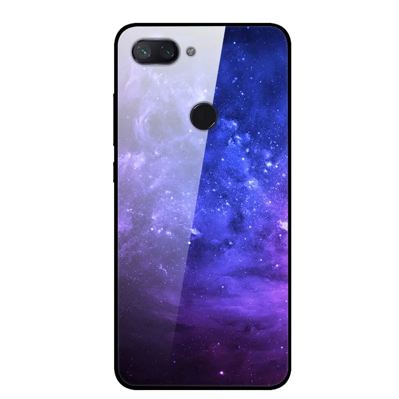 Фото Чехол для Xiaomi Mi 8 Lite, твердая задняя крышка из закаленного стекла для Xiaomi Mi8 Pro, мягкий чехол-бампер из ТПУ Для Xiaomi Mi 8 SE M8 Lite №5
