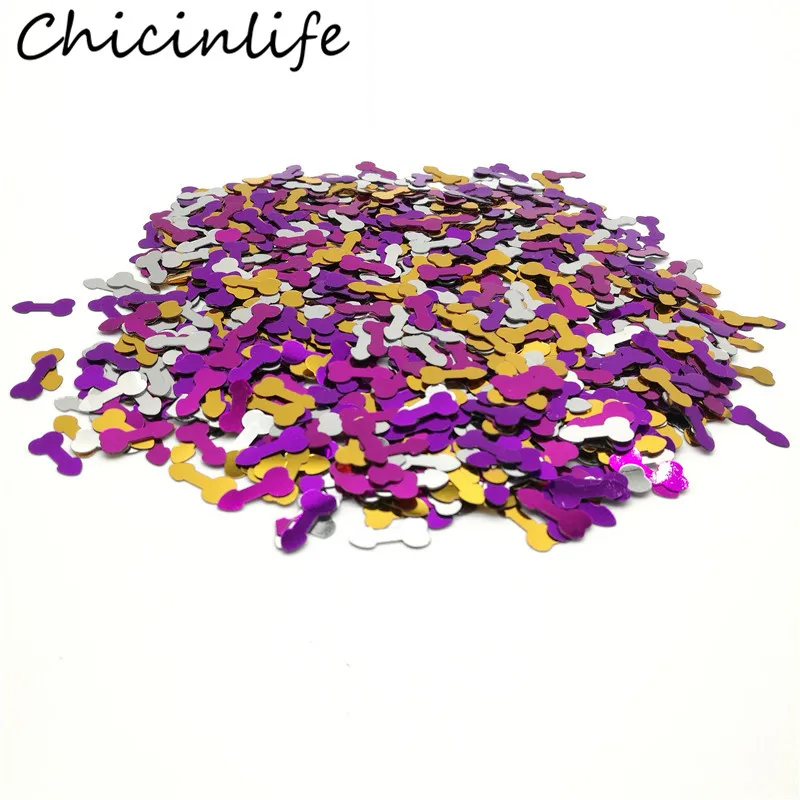 Chicinlife 1 мешок сверкающие блестящие вечерние украшения для стола|Флажки вымпелы и