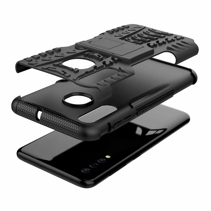 Для samsung Galaxy A50/A 50 чехол сверхмощный Броня противоударный Гибридный Жесткий Мягкий Силиконовый прочный резиновый чехол для телефона