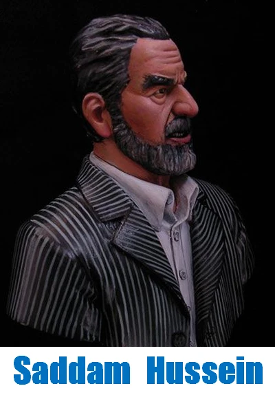 Неокрашенный комплект 1/ 9 200 мм испытания на грудь Саддама Хуссейна набор из смолы