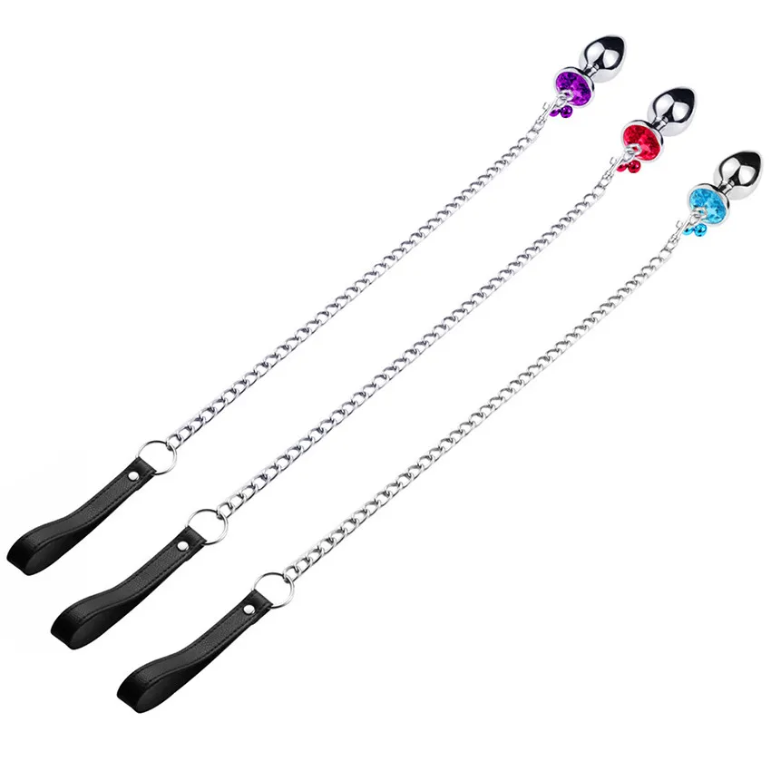 Zerosky Gay Sex Toys Anal Plug Metal Stainless Steel Beads Jewelled Butt With Chain For Couples Men Shop | Красота и здоровье