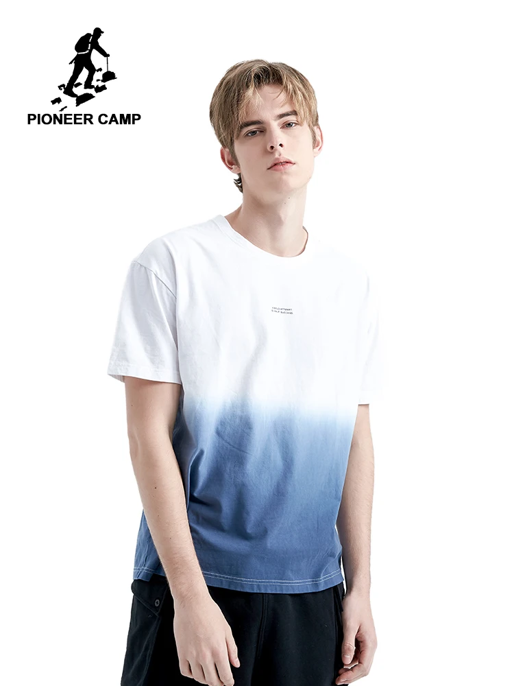 Мужская футболка Pioneer Camp летняя с коротким рукавом высокое качество разные