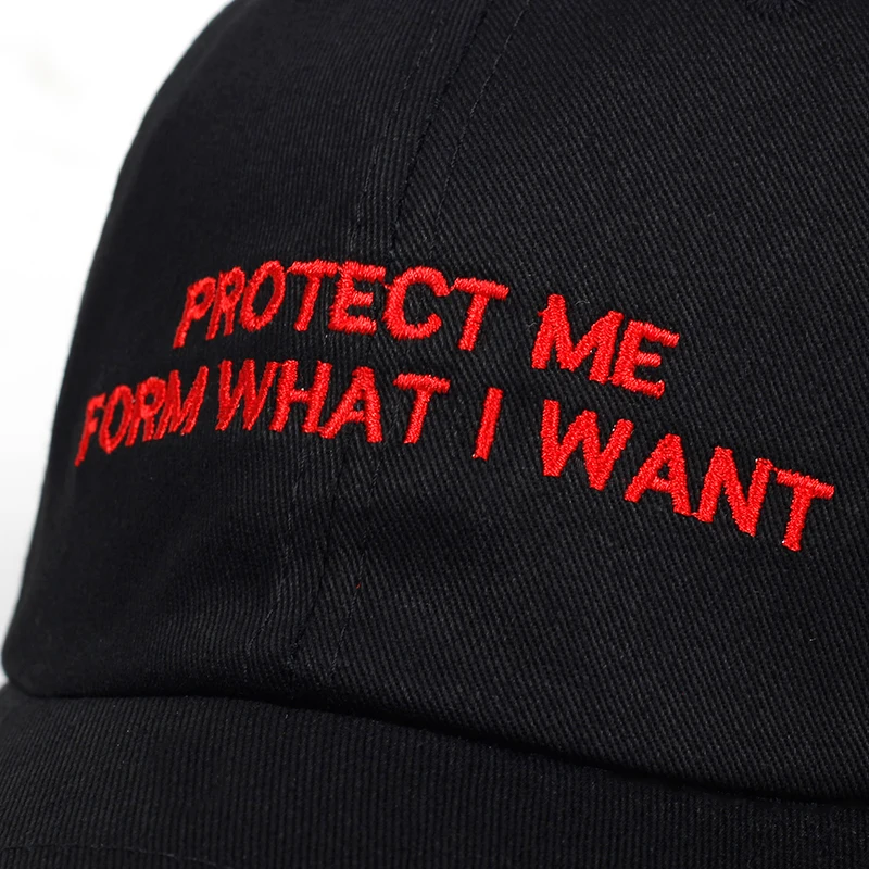 Высокое Качество Бренд защитите меня форма что я хочу Snapback кепка хлопок
