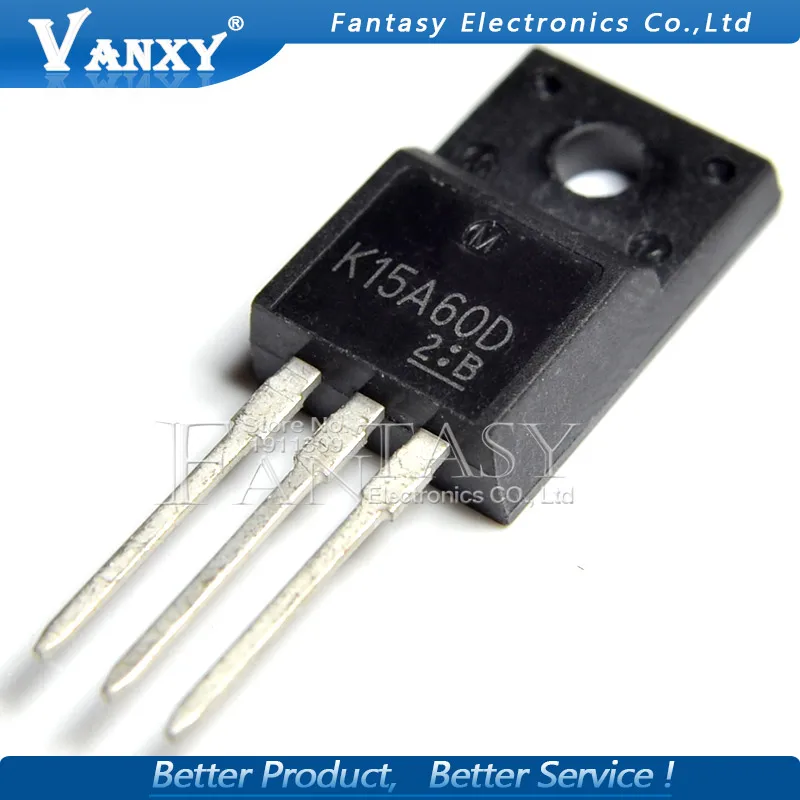 10 шт. K15A60U TO-220F K15A60D TK15A60U-220 TK15A60D K15A60 TK15A60 новый оригинальный | Электронные