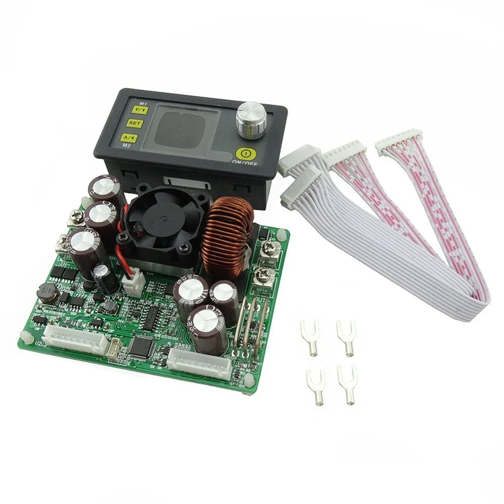 Цифровой преобразователь напряжения DPS5020 с ЖК дисплеем 50В 20А|lcd digital voltmeter|power