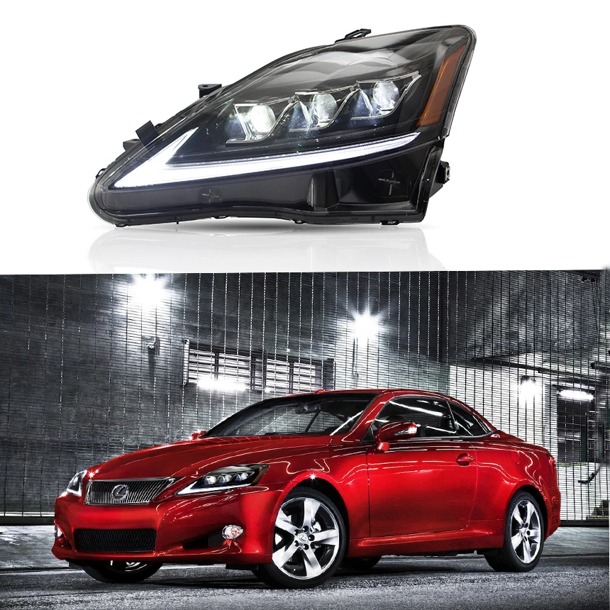 VLAND лампа для автомобиля Lexus IS 250 IS300 фара 2006 2007 2008 2009 2010 2012 для Lexus is 250 IS300 полный светодиодный задний фонарь