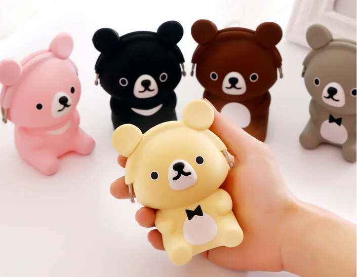 Бесплатная доставка! 1 партия = 8 шт.! Сумка для хранения монет с милым