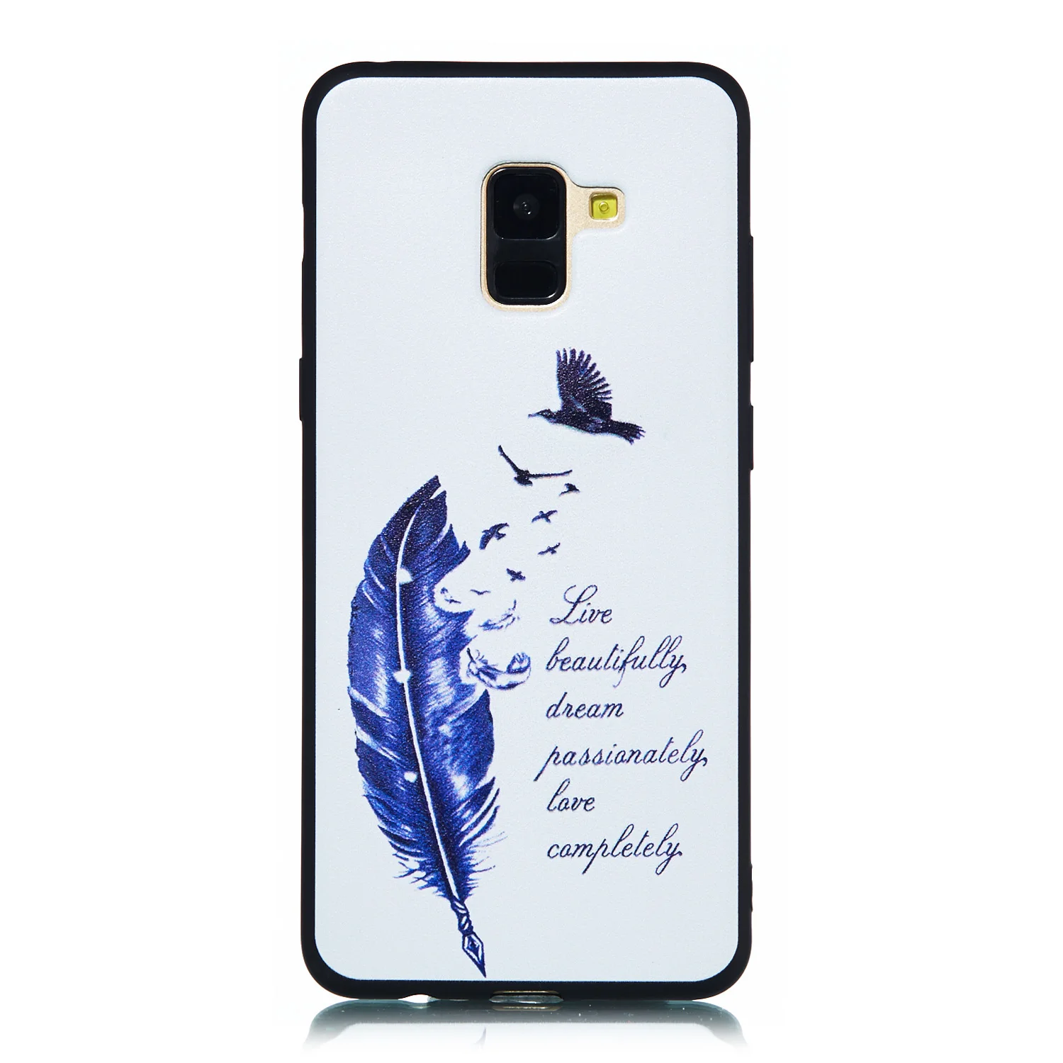 Case For Samsung Galaxy A8 2018 A530 A530F Back Phone Cover A 8 530 530F Shells Cartoon Cases Coque Fundas |
