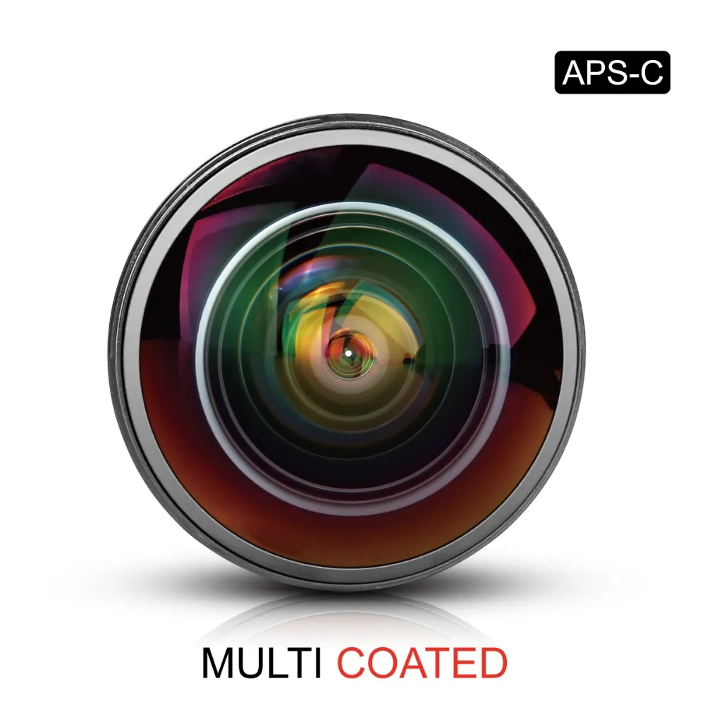 Фото Meike 8 мм f3.5 объектив «рыбий глаз» для Nikon F Mount /Canon EOS EF Mount DSLR камера со стандартной/полной рамкой №2