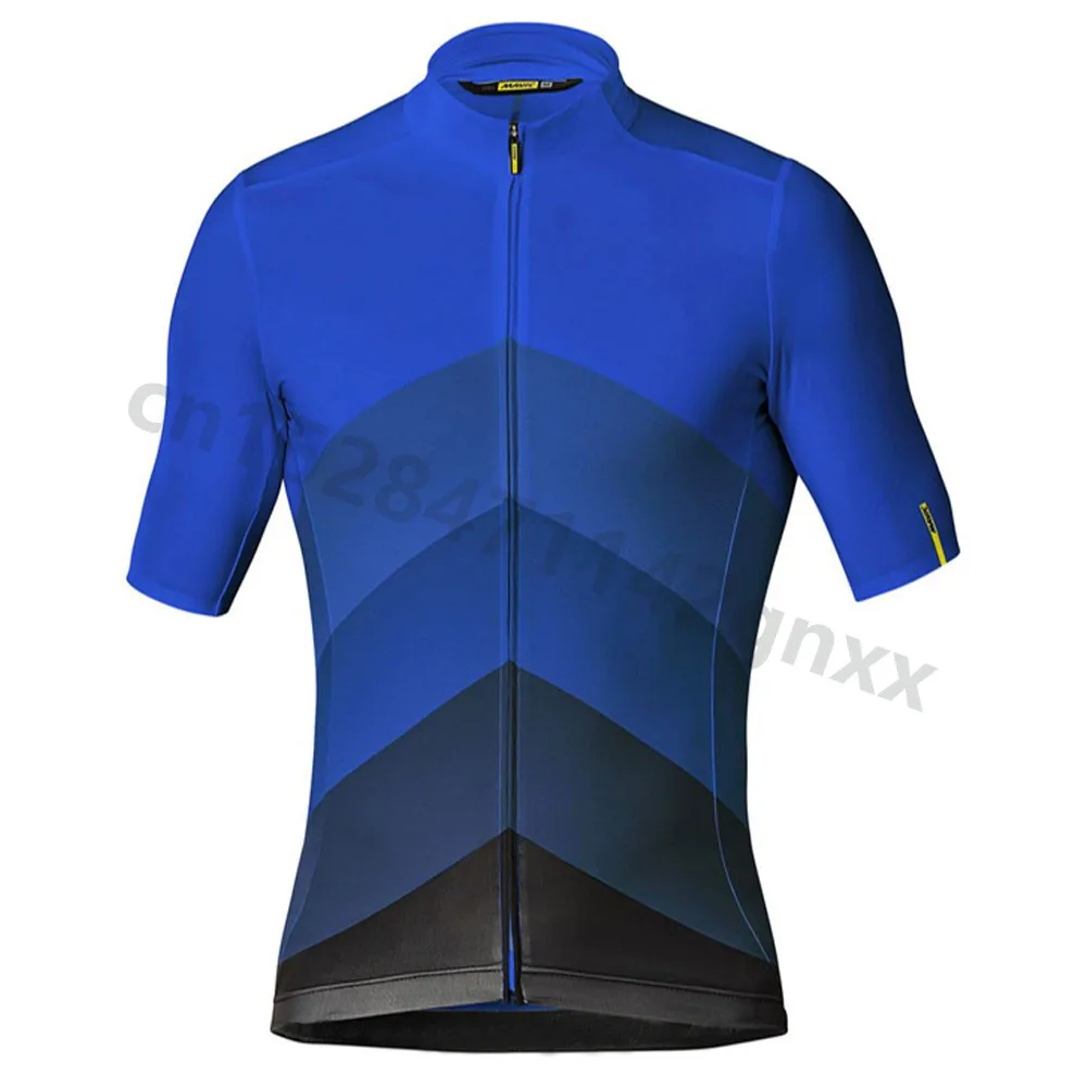 Мужская велосипедная футболка Pro Team MAVIC спортивный костюм с коротким рукавом для