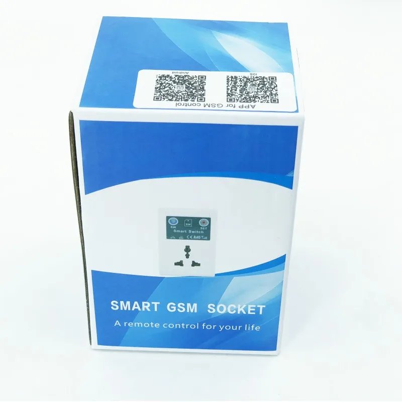 Смарт-розетка SC1 стандарта ЕС/Великобритании/Австралии обновленная версия GSM SMS |