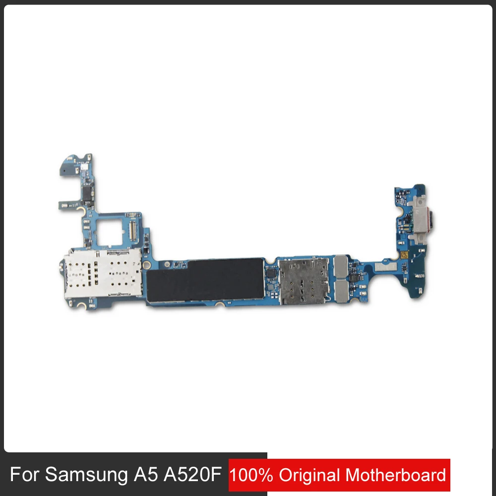 Материнская плата для samsung Galaxy A5 A520F, оригинальная разблокированная материнская плата для Galaxy A5 A520F, материнская плата с чипами