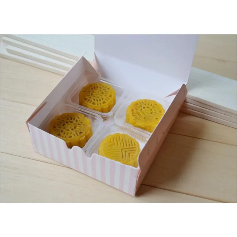 Подарочная коробка для торта розовая кексов макаронных изделий печенья 10 шт./лот