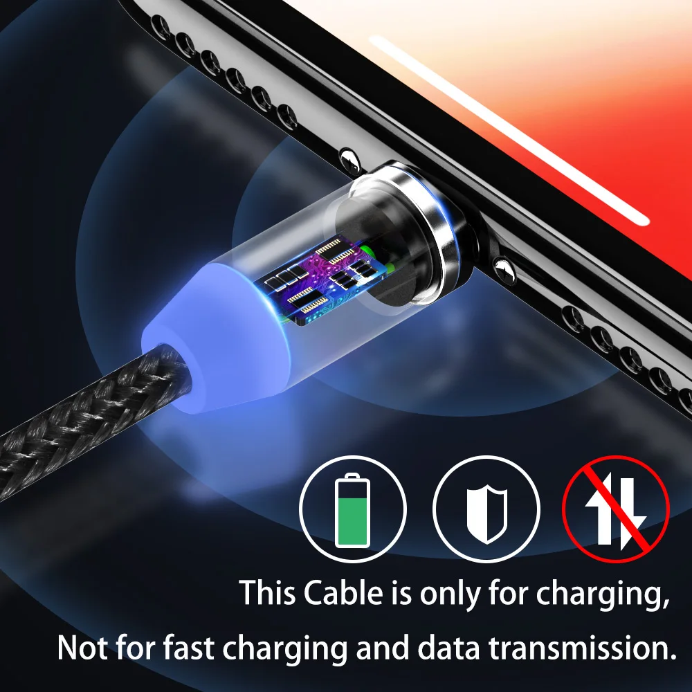 Магнитный кабель CASEIER Micro usb Type C адаптер для быстрой зарядки iPhone XS MAX XR X магнитный