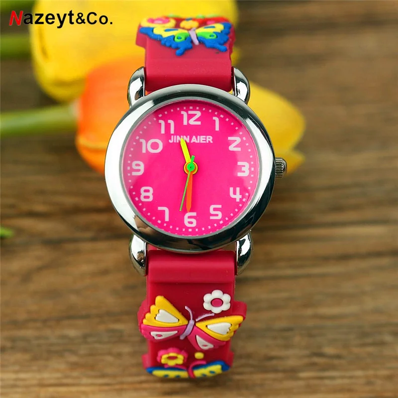 2021New children's jelly watch 3D silica gel watchband quartz simple gift for children | Наручные часы