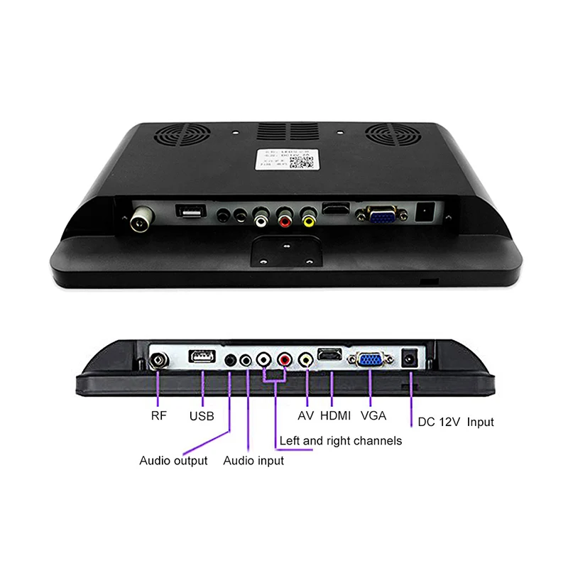 Elecrow 10 1 дюймовый портативный HD дисплей для Raspberry Pi 3 HDMI 1024x600 1080P VGA светодиодный ЖК