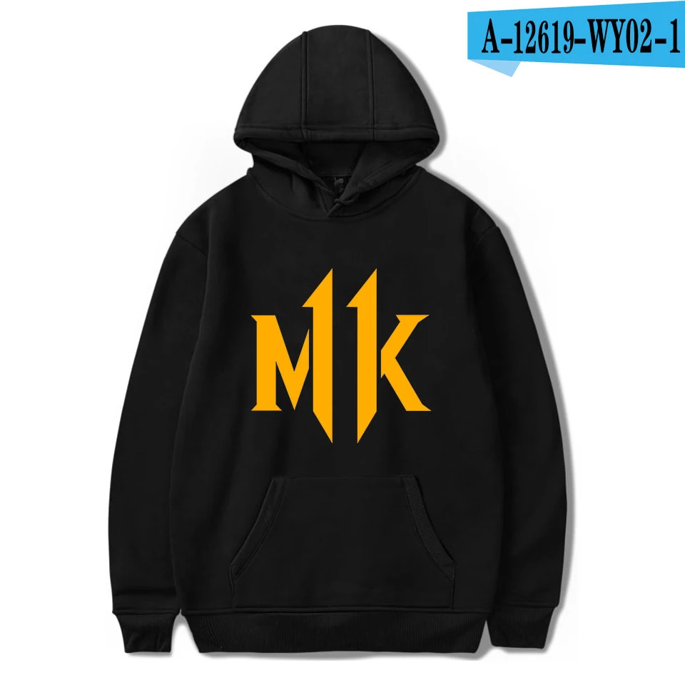 Mmoral Kombat мужские худи толстовки мужские с длинным рукавом повседневные толстовки мужские, Толстовки размер XXS-4XL горячая Распродажа унисекс - Цвет: black