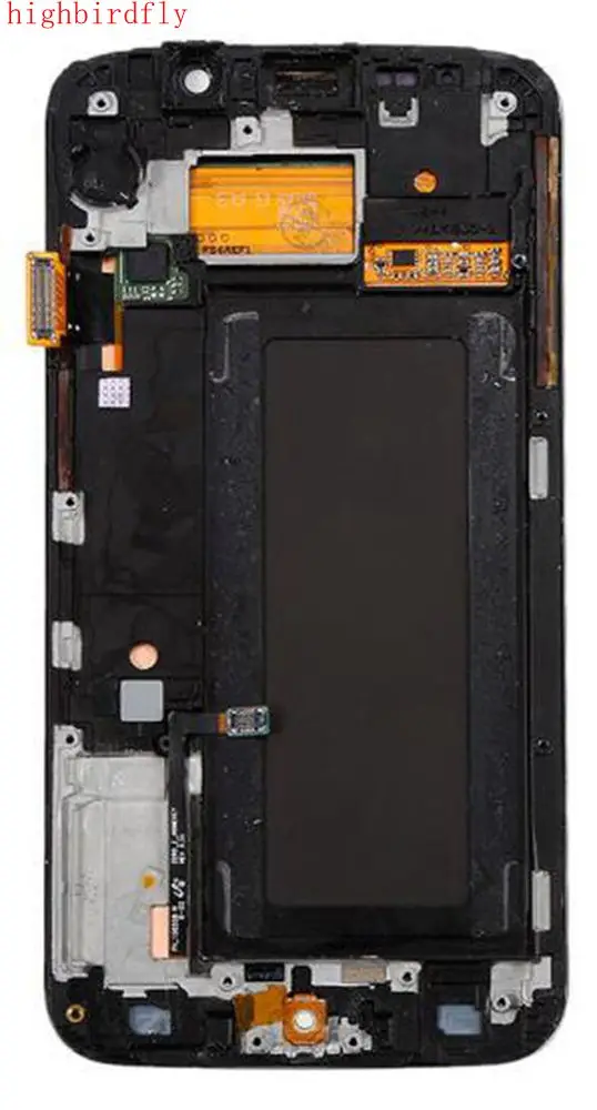 Для Samsung Galaxy S6 Edge G925F Sm g925F ЖК экран + Сенсорное стекло дигитайзер рамка в сборе