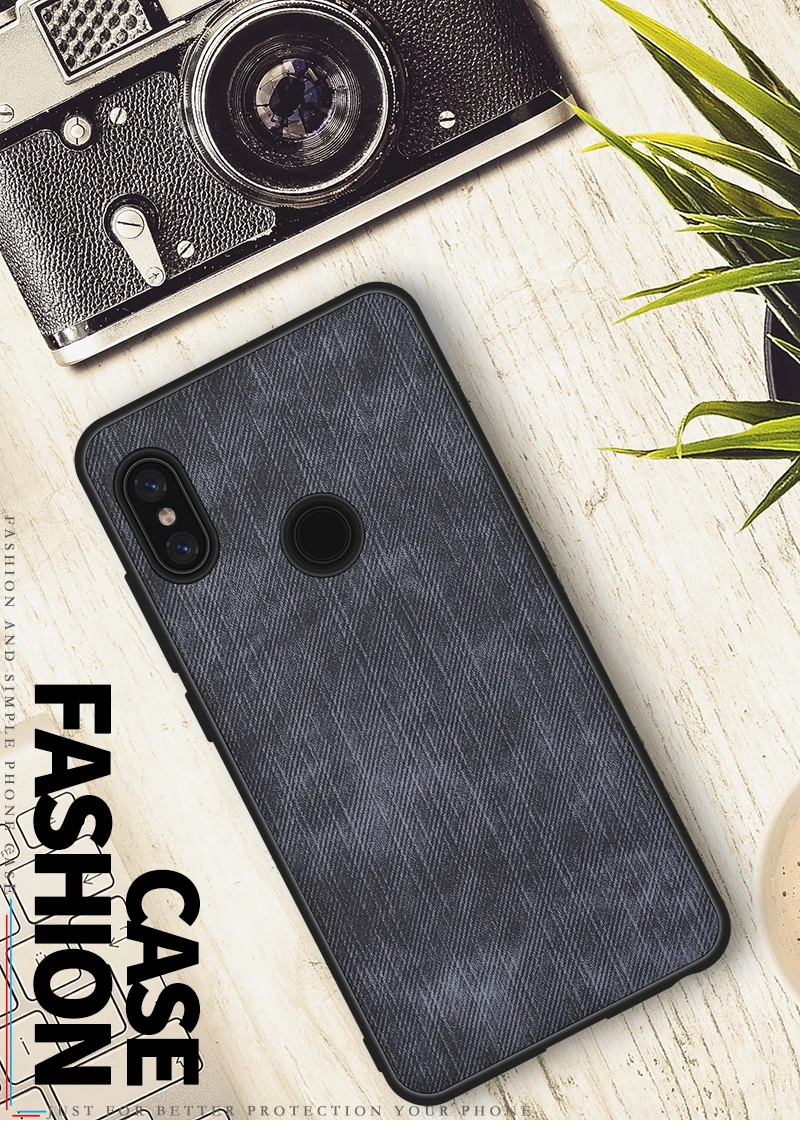 Чехол для Xiaomi Redmi Note 5 роскошный тканевый чехол из искусственной кожи и