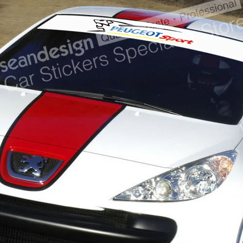 Для Peugeot Sport Lion наклейка на ветровое стекло Sticker PVC | Автомобили и мотоциклы
