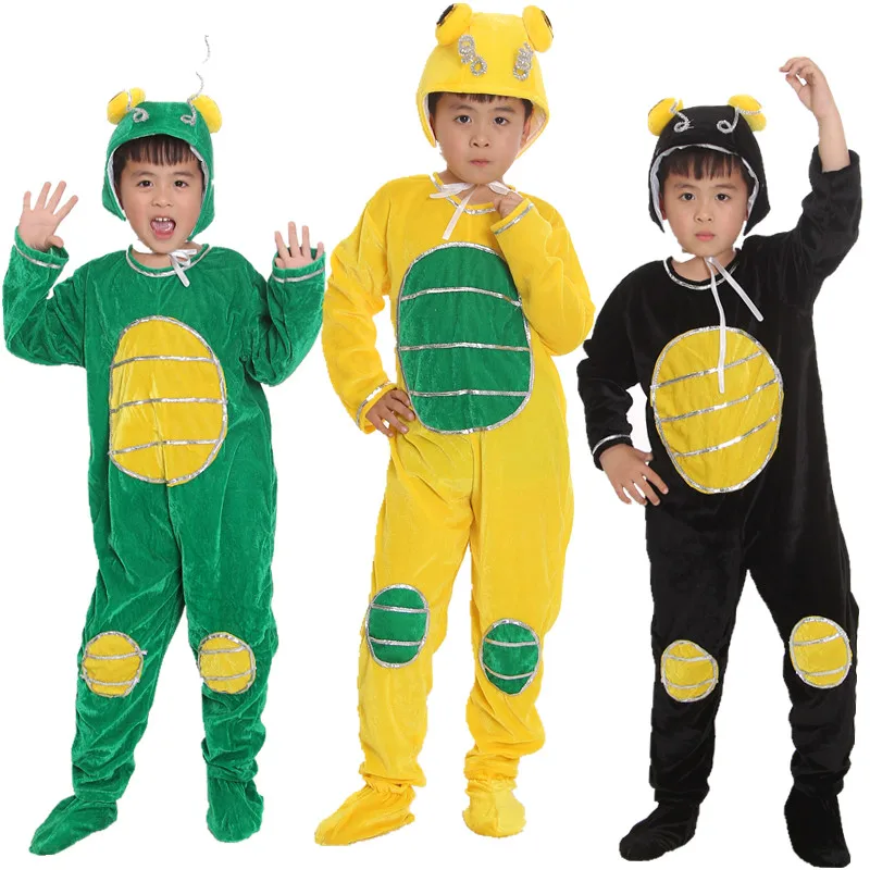 Детский костюм для косплея на Хэллоуин вечерние костюмы с длинным рукавом желтый