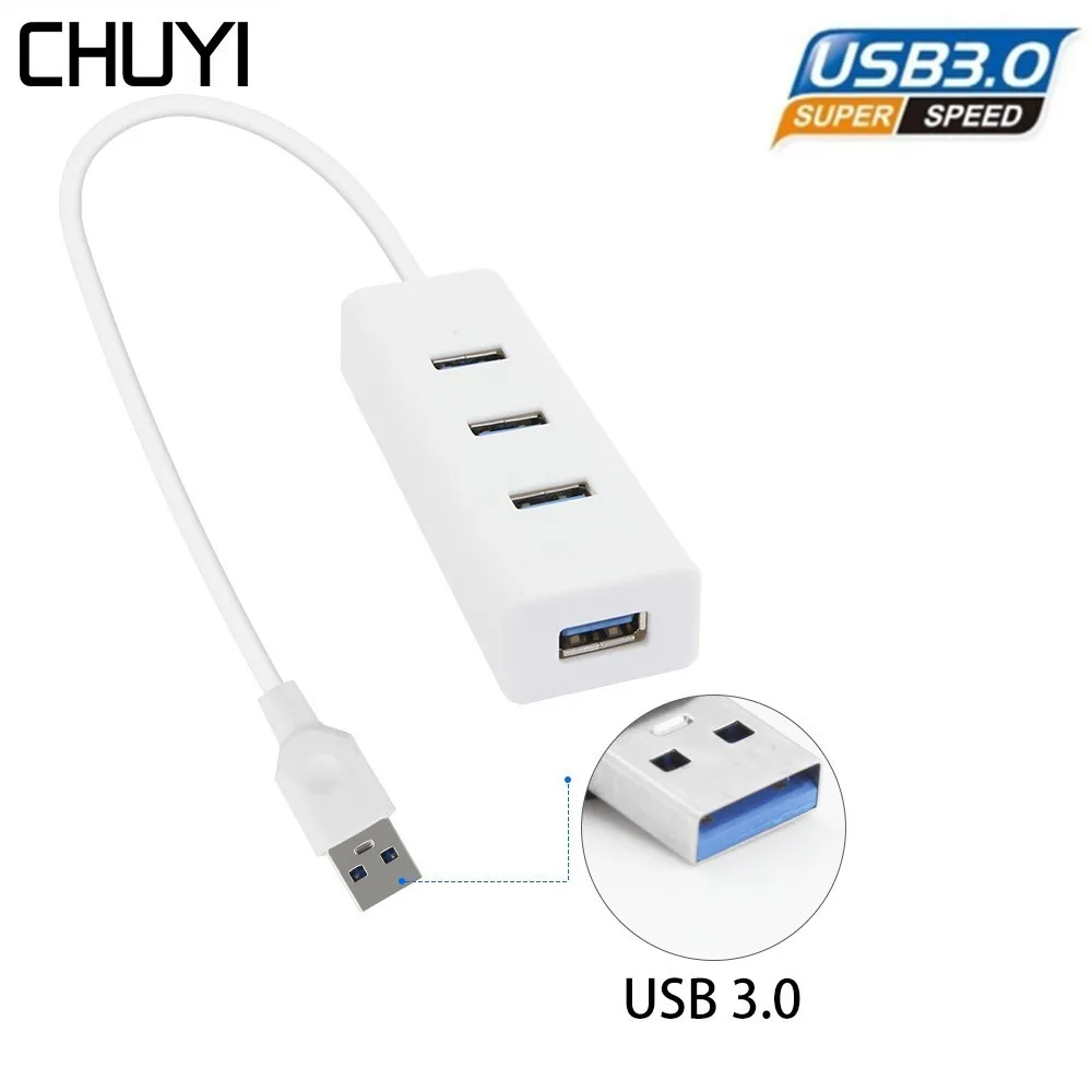4 портовый микро USB разветвитель 3 0 дюйма|USB-хабы| |