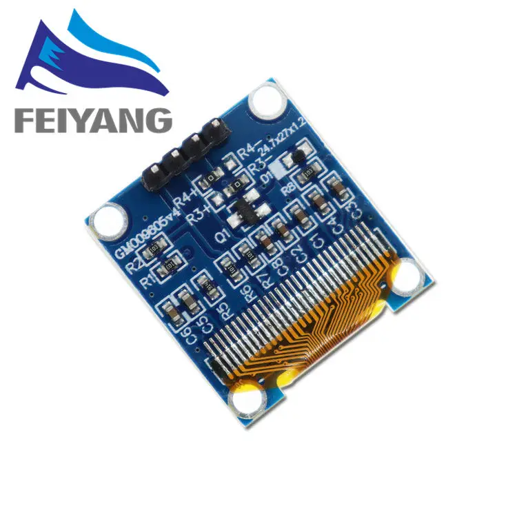 Продукт 0,96 дюймов OLED IIC белый/желтый синий/синий 12864 OLED дисплей модуль IEC SSD1306 плата с ЖК-экраном для Arduino
