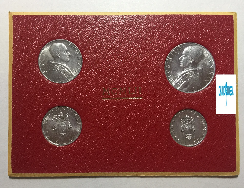 

4pcs Vatican 1952 year gift presentNot circulated
