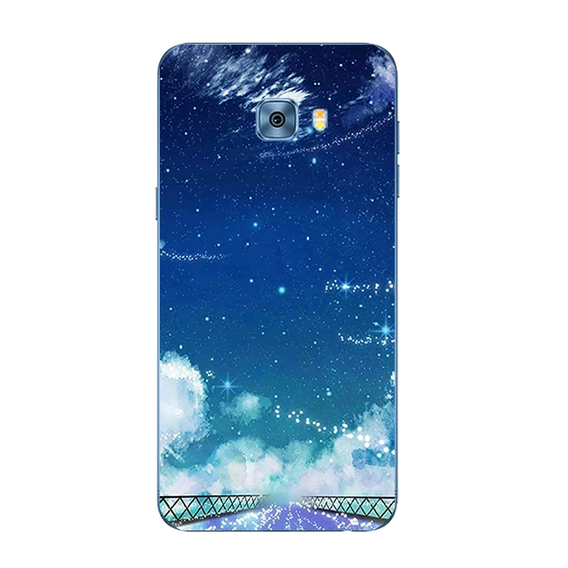 DIY для Samsung Galaxy A520 A5 2017 чехол телефона 2015/2016 C5/C5 Pro мягкий ТПУ с пейзажным принтом |