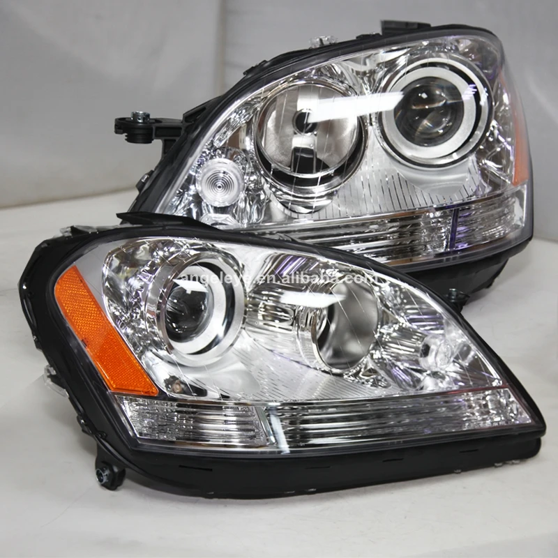 Для Mercedes Benz W164 ML280 ML320 ML350 светодиодный головной светильник 2005 2008 год с желтым