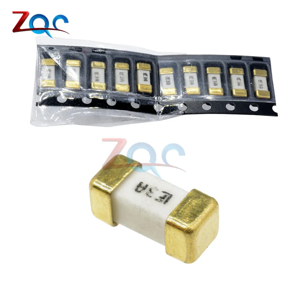 10 шт. 1808 быстродействующий SMD SMT 3A 125V Поверхностный предохранитель