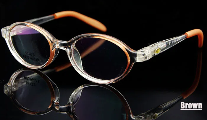 Kids Glasses Brown ESNBIE Дети прозрачные модные очки CP инъекции оправы очки для мальчиков и девочек оправа для очков Новые оптические очки - Цвет оправы: Kids Glasses Brown