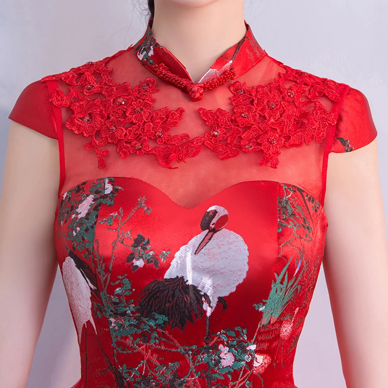 Китайский стиль свадебное длинное Cheongsam ретро сексуальное тонкое вечернее платье вечерние платья свадебное платье Qipao модная Дамская одежда Vestido фиолетовый