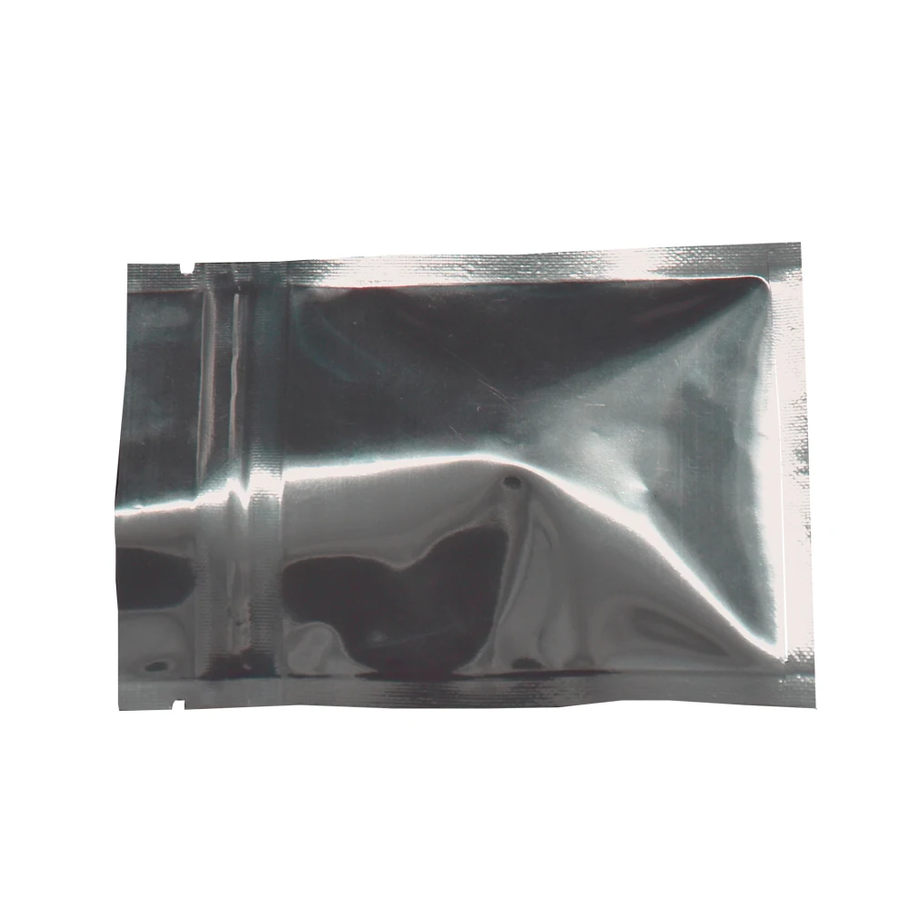 100pcs/lot 8.5x13cm Food Package Bag Aluminum Foil Packing Bags Ziplock Mylar Pouches Heat Seal Zipper | Дом и сад