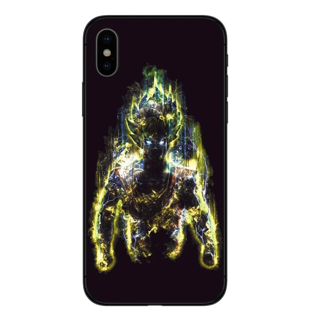 TPU Чехол для телефона с Dragon Ball; Dragonball z Мягкий ТПУ чехол для телефона для iPhone X 10 чехол Гоку для iPhone 5S, se, 6, 6 s Plus, 7, 7 Plus, 8, 8Plus - Цвет: TPU