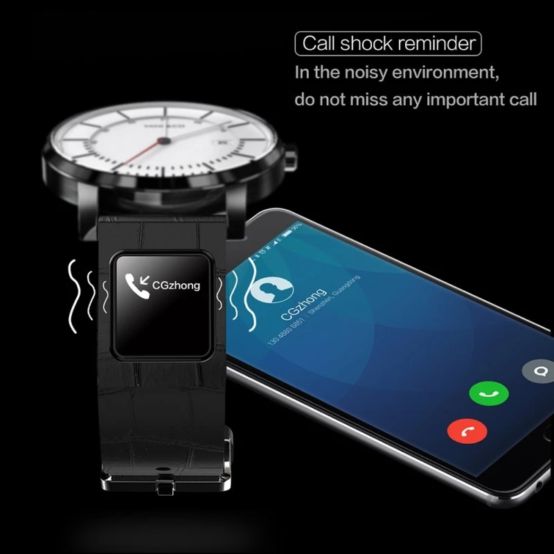 Bluetooth 4 0 смарт браслет для IOS Android 42 &quotOLED HD дисплей кожаный ремешок часов Ремни