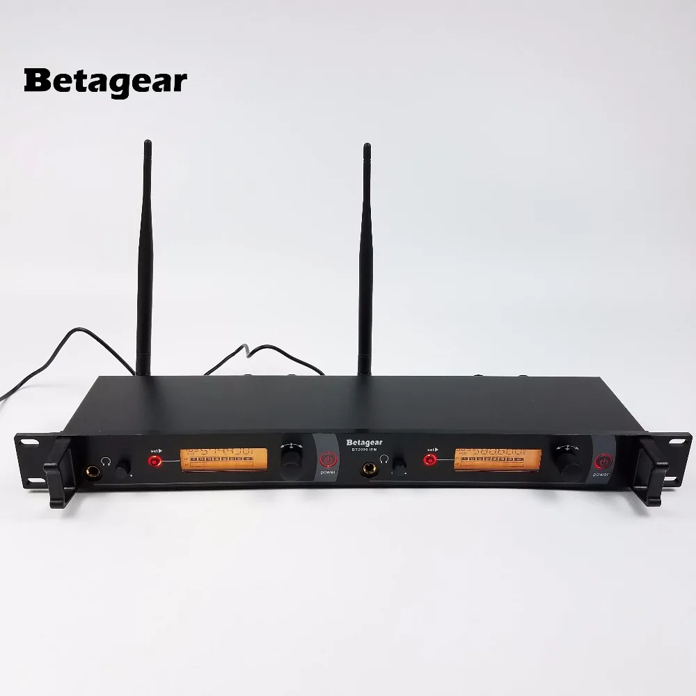 Betagear 2 приемник SR2050 беспроводной в ухо монитор сценический система наушники