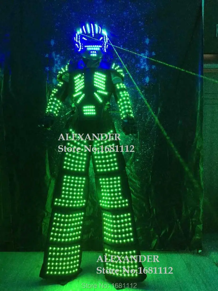 Светодиодный костюм для одежды/светодиодный робота/светодиодные костюмы