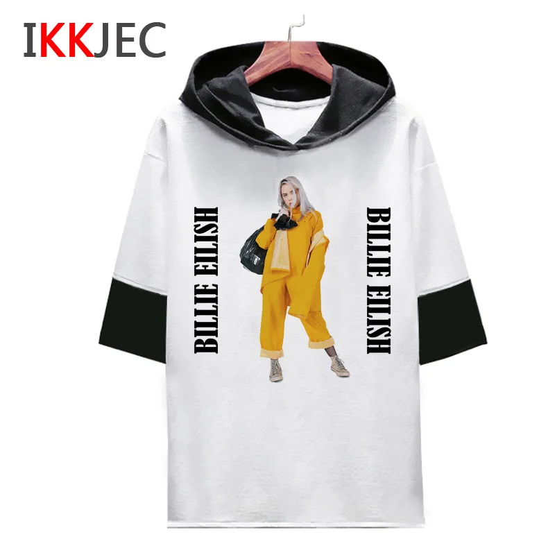 Billie eilish Футболка с принтом, забавные мужские/женские футболки, повседневные футболки, футболка с круглым вырезом, модная летняя уличная одежда в стиле хип-хоп