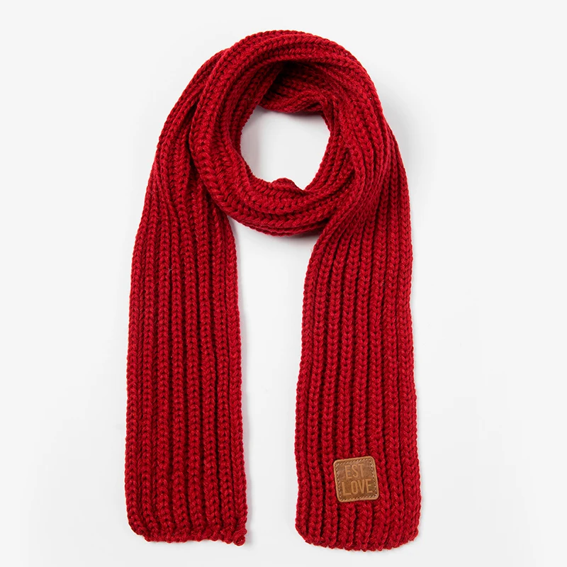 

2019 Fashion Lovely Kids Boys Girls Autumn Winter Spring Scarf Pompom Baby Scarf Warm Neck Warmer Scarves Knitting Neck Scarf
