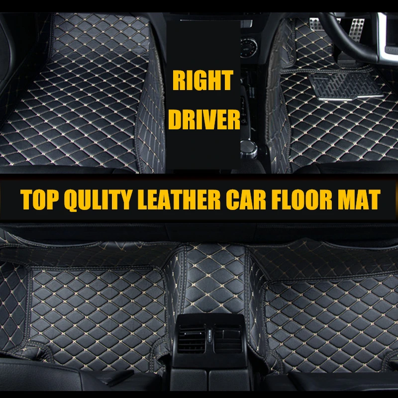 

Right driver Car-styling Car Accessories interior Leather floor mat , 3D Car floor mats Custom fit Front/Rear Full Set fm03