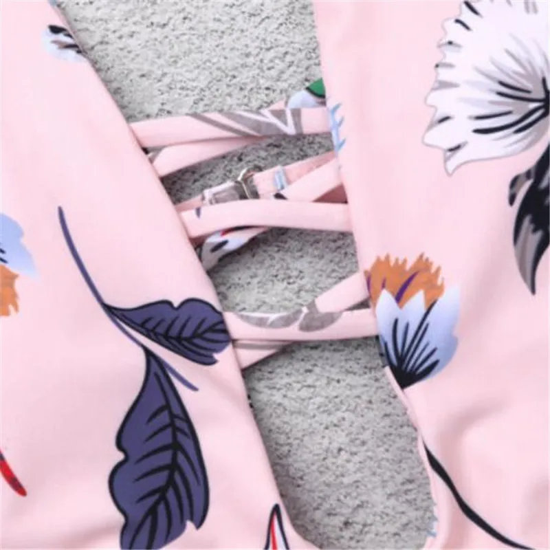 

Womens Swimwear One-piece Bikini Set Push Up Swimsuit Bathing Suit Beach Wear 2019 Newest Hot Sale Summer costumi da bagno donna