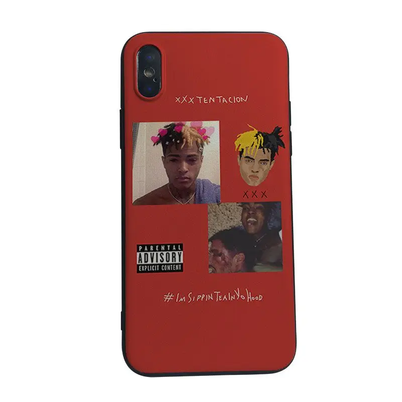 1 Yinuoda XXXTentacion роскошный высококачественный протектор на конце чехол для телефона для Apple iphone 7 7plus iphone X, 8, 8 plus, 6s 6 6plus 5 5S 5c - Цвет: 1
