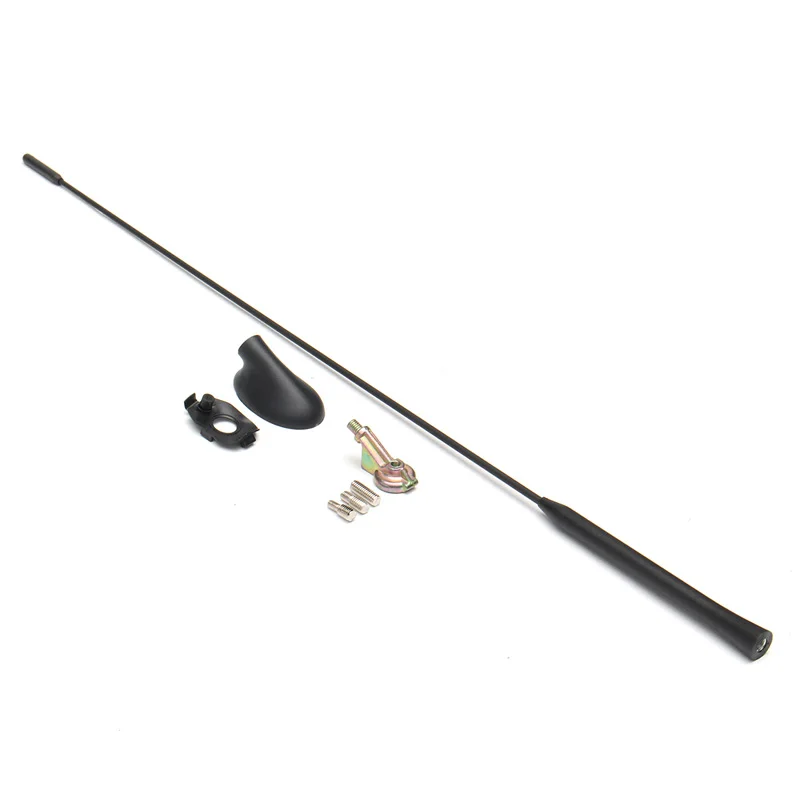Черный Крыша AM/FM антенна мачта+ базовый комплект для Ford Focus 2000-2007 XS8Z18919AA YAN88 - Цвет: Черный