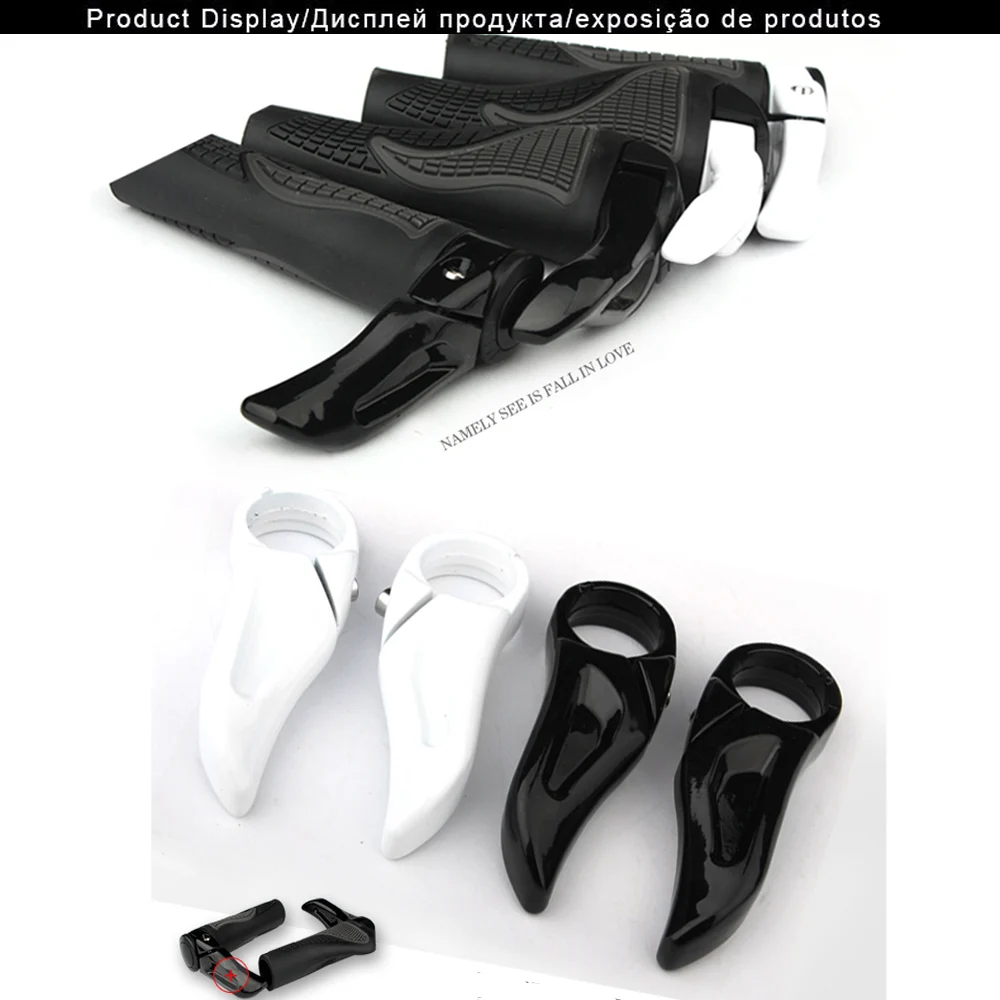 VXM прочные противоскользящие резиновые интегрированные велосипедные ручки на