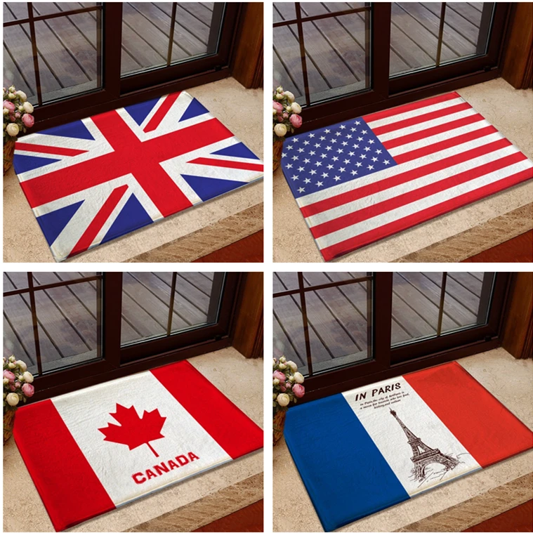 Alfombra moderna con bandera De Reino Unido/América/REINO UNIDO/Estados Unidos, para el hogar, Sala De estar, alfombrillas Infantiles, Dormitorio De Sala De estar, 40x60cm