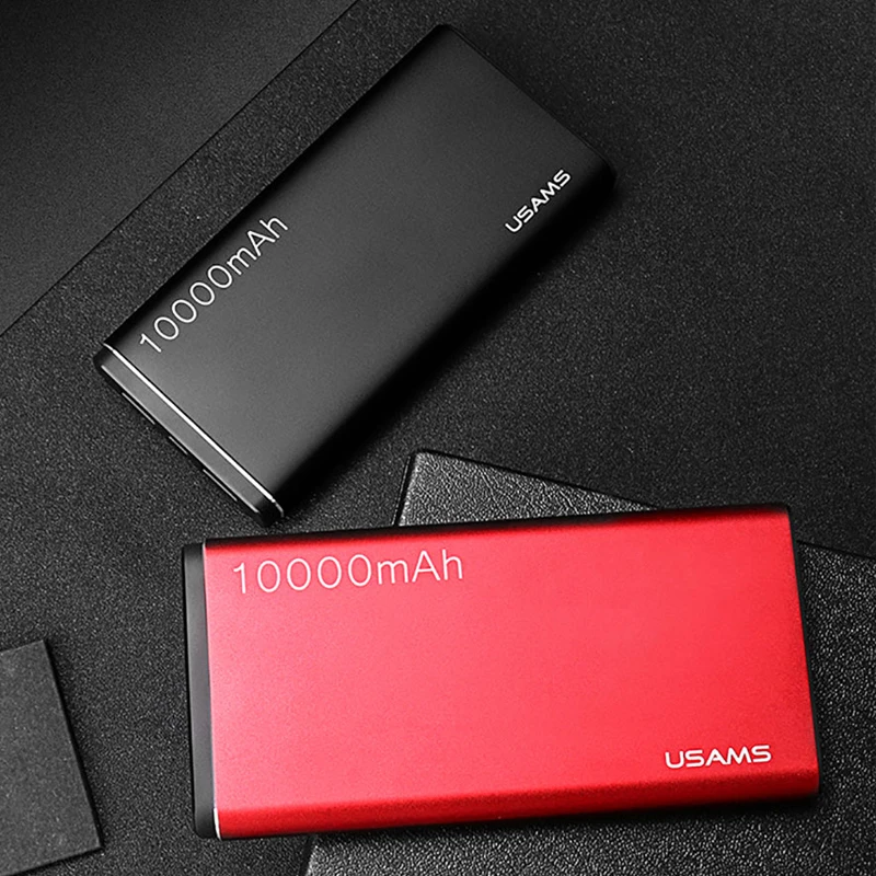 USAMS Power Bank 10000 мАч Dual USB мобильный телефон портативное зарядное устройство Powerbank